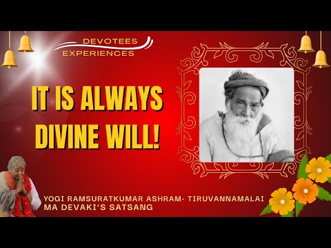 #489- It is always Divine Will! | Devotees Experiences | Yogi Ramsuratkumar | Ma Devaki | 22-12-21