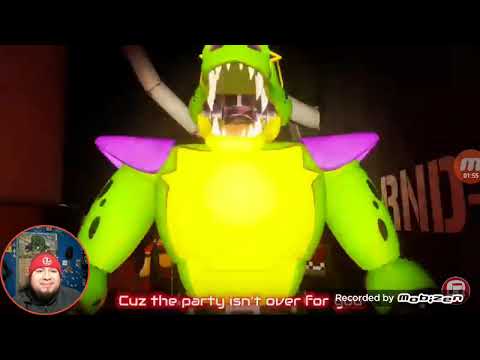 React to Five nights at Freddy's Security breach rap by JT music