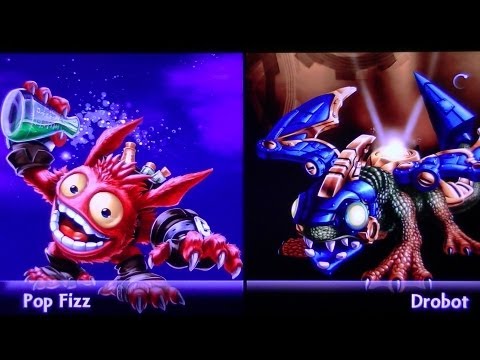 SKYLANDERS GIANTS PUNCH POP FIZZ VS DROBOT