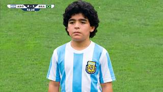 EVEN AT 18 YEARS OLD, LOOK WHAT DIEGO MARADONA DID IN THIS SPECTACULAR MATCH