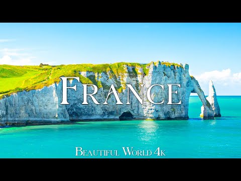 France 4K Nature Relaxation Film - Peaceful Piano Music - Natural Landscape