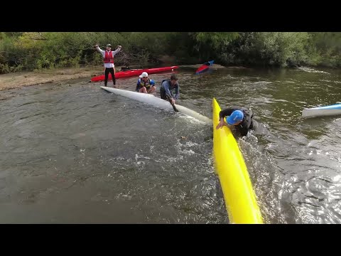 Descenso Paso Pache sale mal | Canotaje Uruguay