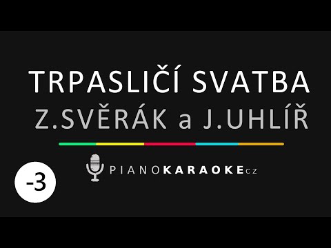 Jaroslav Uhlíř  - Trpasličí svatba (Nižší tónina) | Piano Karaoke Instrumental