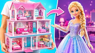 Download lagu ❄️ We Built a DREAM Ice Palace! 👑 Magical Princess Castle DIY mp3