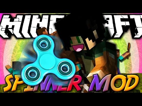 Minecraft ITA - Mod: FIDGET SPINNER DI DIAMANTE - Spinner Colorati, Spinner d'Oro, Spinner Gigante