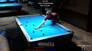 preview picture of video 'UPC Nine-ball Championships 2014 - Strathclyde 1sts vs Cardiff 1sts (Team Championship Last 16)'