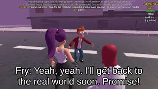Fry becomes a reddit mod (Futurama AI)
