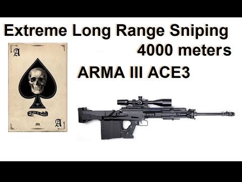 ARMA III ACE3 - 4,000m sniper kill *TooFarAway