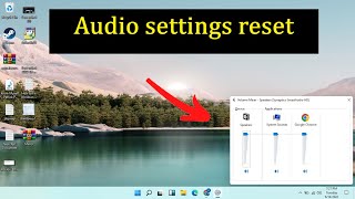 how to reset audio settings windows 11