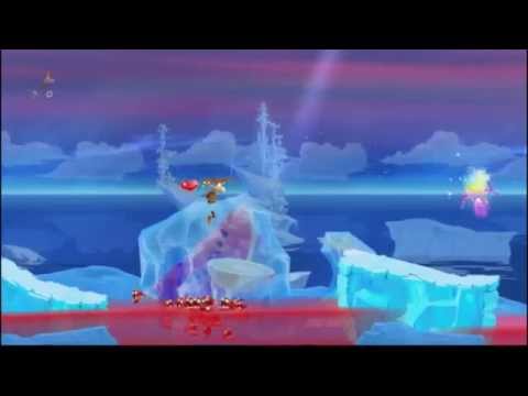 Rayman Legends 100% WalkThrough Back To Origins Painting - Gourmand Land World