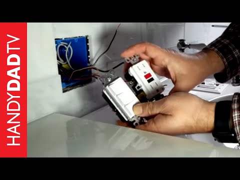 Installing the Lights, Triple Switch & GFCI Outlet | Master Bath Remodel (Part 9) Video