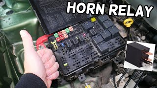 DODGE CHARGER HORN RELAY LOCATION REPLACEMENT, HORN NOT WORKING