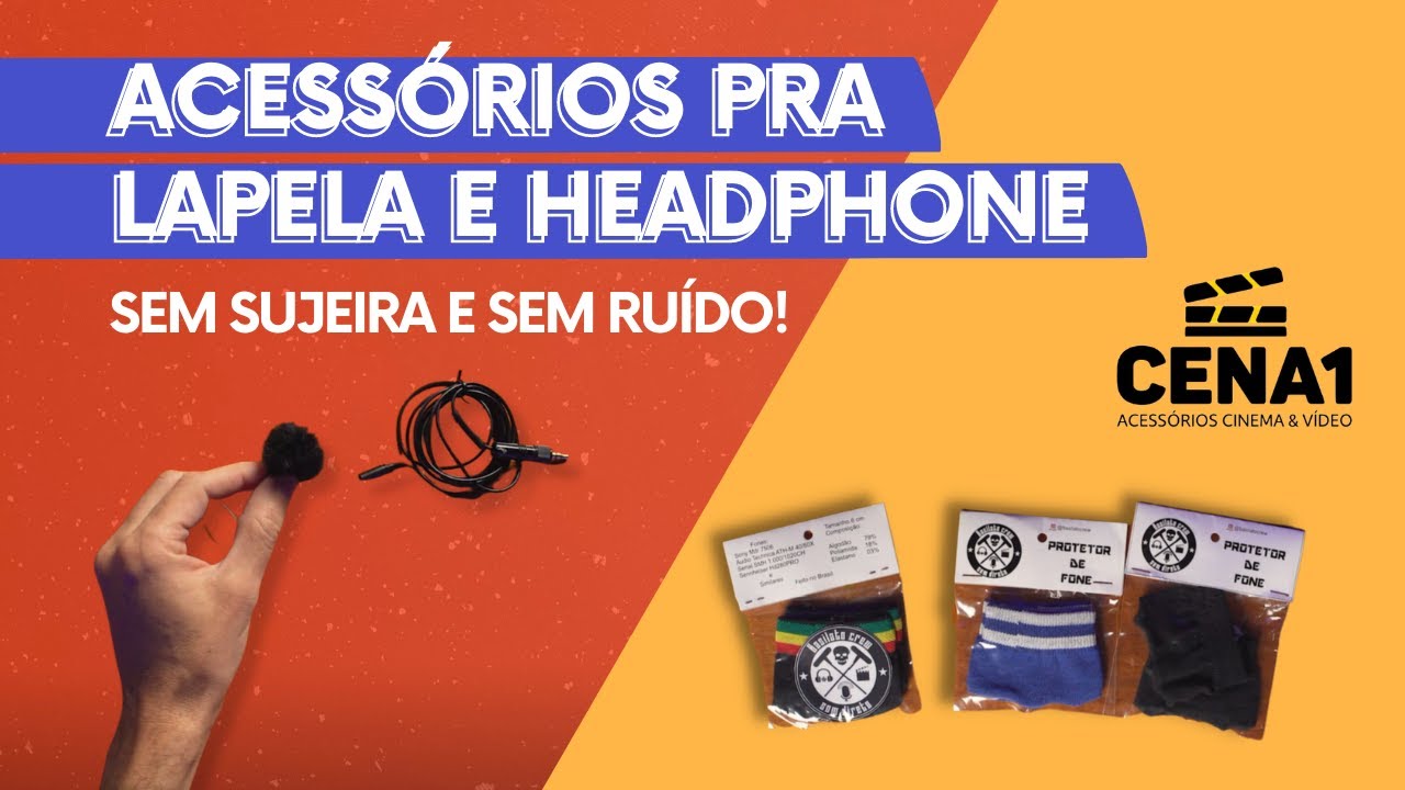 Acessórios de Lapela e Headphone: Facilitando a produção