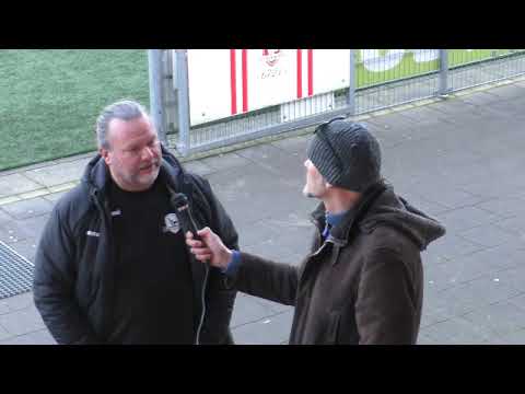 Trainer Aad van den Berg na gelijkspel thuis tegen koploper