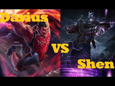 Story of my name? - Darius VS Shen - League of Legends Live Commentary