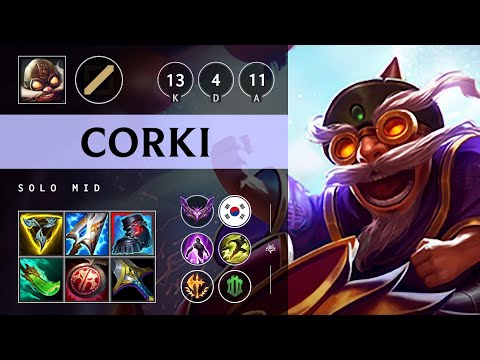 Corki Mid vs Sylas - KR Master Patch 25.19