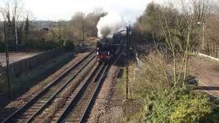 preview picture of video '60163 Peppercorn A1 Tornado at Welwyn North 13th April 2013'
