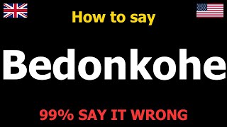 Download lagu How to PRONOUNCE Bedonkohe (Say It Correctly) mp3 Download lagu How to PRONOUNCE Bedonkohe (Say It Correctly) mp3