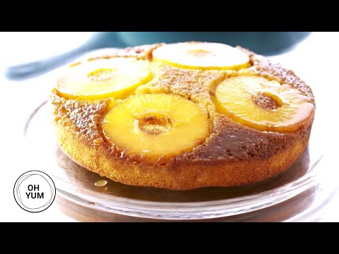 Professional Baker Teaches You How To Make UPSIDE DOWN CAKE!