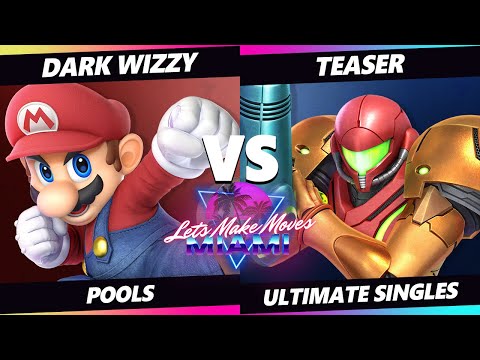 Let's Make Moves Miami - Dark Wizzy (Mario) Vs. Teaser (Samus) SSBU Ultimate Tournament