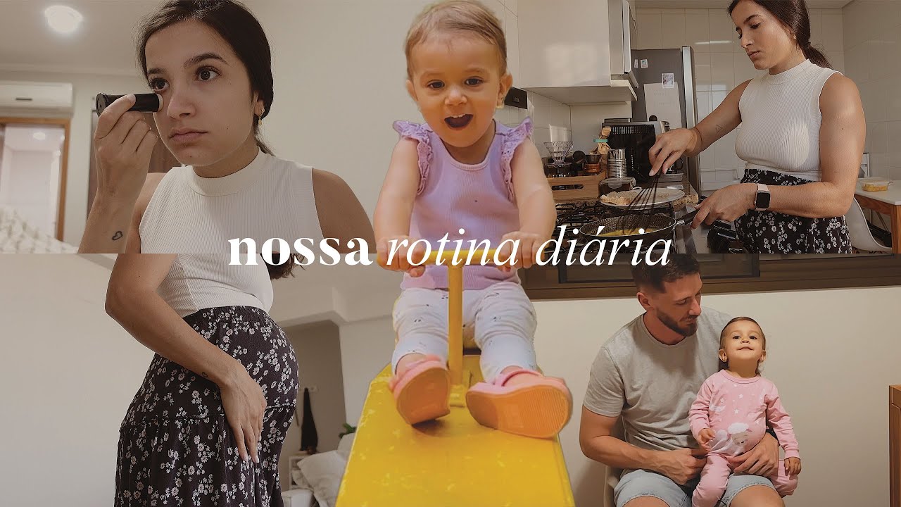 Rotina da manhã, pracinha com a Sarah, cortei o cabelo e vida em família