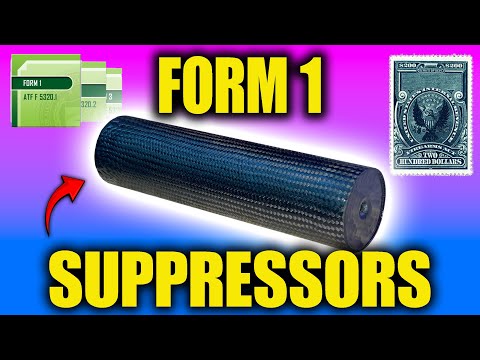 How to file a Form 1 for a homemade suppressor