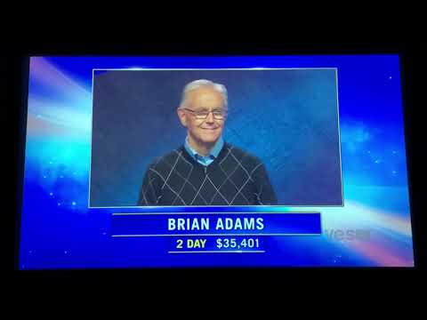 Jeopardy, intro - Brian Adams Day 3 (10/27/20)