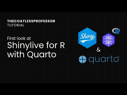 Creating a Serverless Shiny App using Quarto with R Shinylive