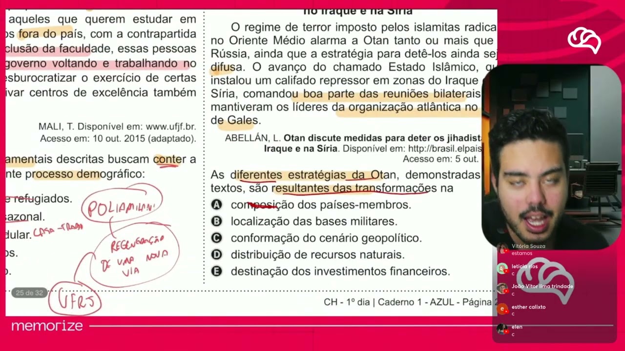 Resolução em Vídeo — Questão 63 ENEM 2019 PPL