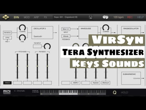 Virsyn Tera Modular Synthesizer Sound Demo - Keys Presets | SYNTH ANATOMY