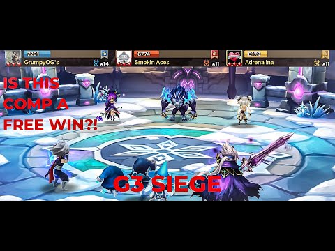 HORRIBLE START BUT WE COME BACK! High G3 Siege v Adrenalina v Smokin Aces (Summoners War)