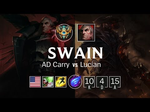 Swain Bot vs Lucian - NA Challenger Patch 8.20