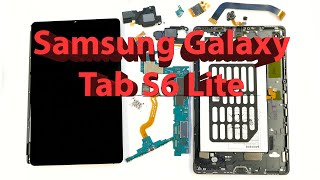 Samsung Galaxy Tab S6 Lite WiFi SM-P610 / SM-P615 10.4" Full Disassembly Teardown Guide.