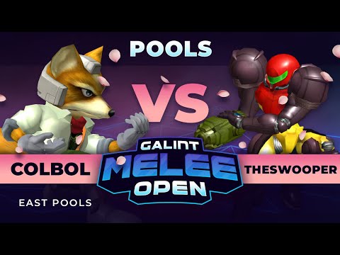 Galint Melee Open: Spring Edition - Colbol (Fox) vs TheSWOOPER (Samus) - EC Pools