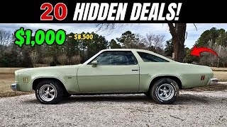 20 Epic Classic Finds You Can Actually Buy! ($1K–$8,5K)