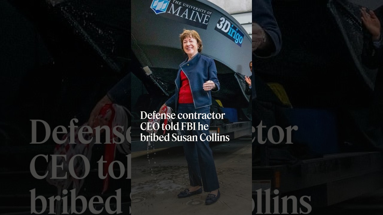 Defense contractor CEO told FBI he bribed Sen. Susan Collins to win federal contracts