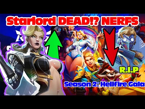 Is STARLORD DEAD!? New Season 2 NERFS Hellfire Gala | Marvel Rivals