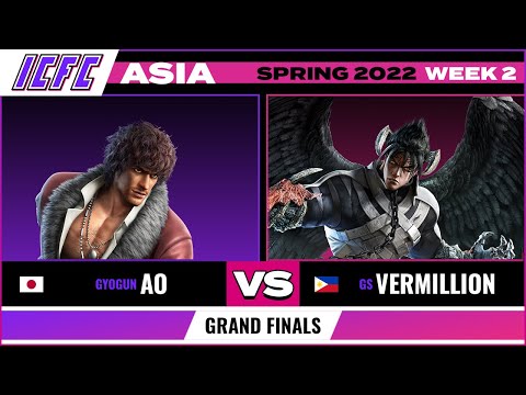 AO (Miguel/Lidia) vs Vermillion (Devil Jin) Grand Final - ICFC TEKKEN Asia: Spring 2022 Week 2