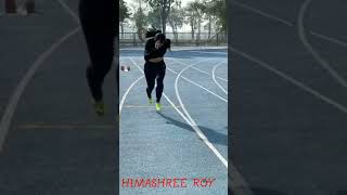 Indian athlete Himashree Roy//running status video//best workout video#shorts