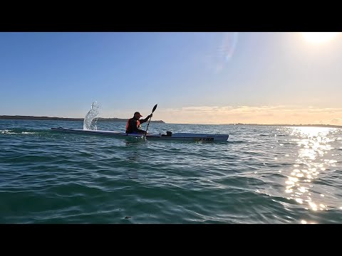 Great morning paddle! Fenn Blue-Fin S surfski & Riot Edge 14.5 sea kayak