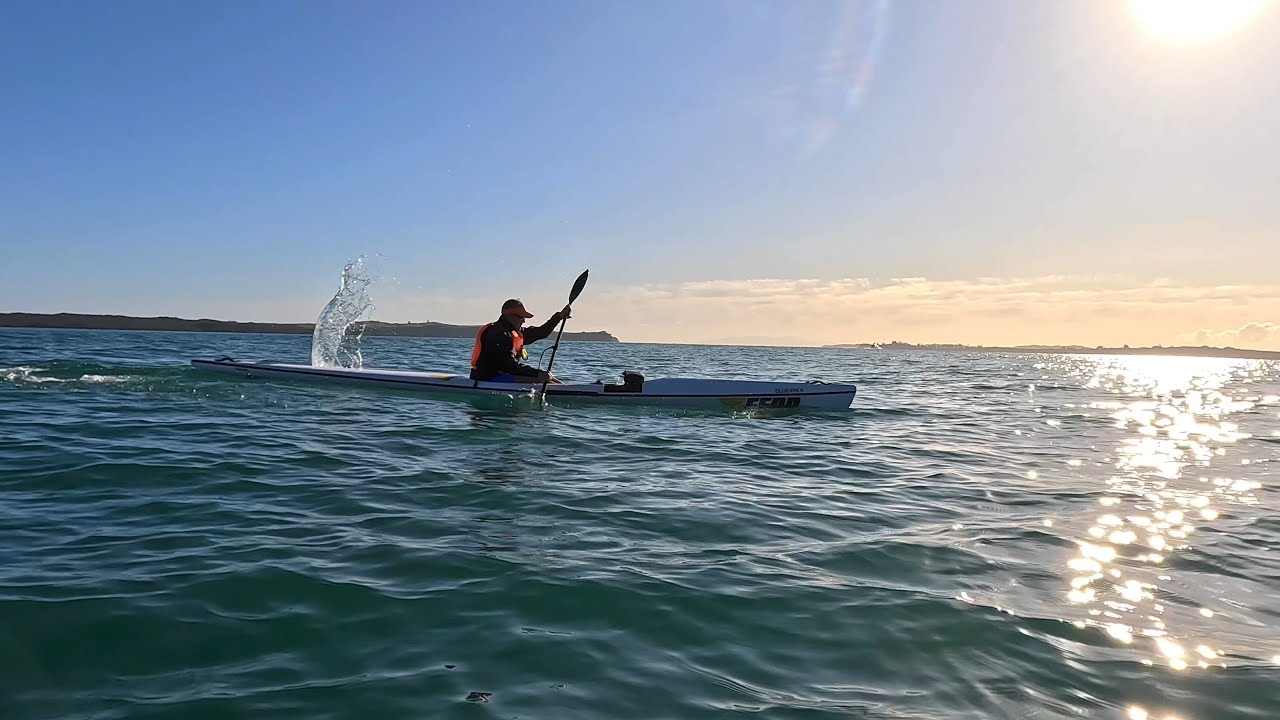 Great morning paddle! Fenn Blue-Fin S surfski & Riot Edge 14.5 sea kayak
