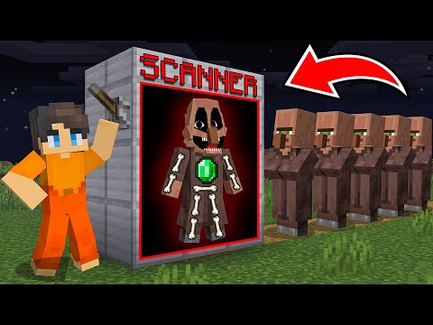Using a SCANNER to Find Villager SECRETS in Minecraft!