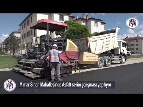 Mimar Sinan Mahallesi Asfalt serimi çalışması 13.06.2023
