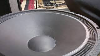 Video thumbnail for Eminence Deltalite 15" speaker test by Matty Jay