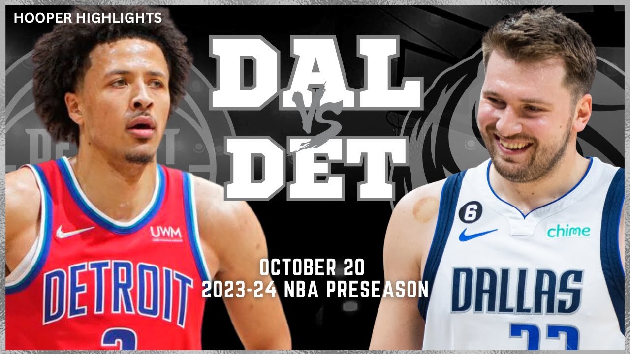 Preseason | Dallas Mavericks 114-104 Detroit Pistons