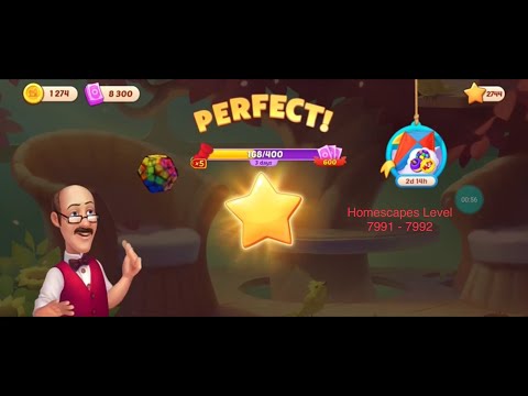 Homescapes Ceng Yong Jia Level 7991 - 7992 | Gameplay Walkthrough 🏠