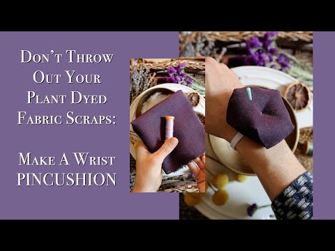 Don't Throw Out Your Fabric Scraps! Make a Wrist Pincushion!