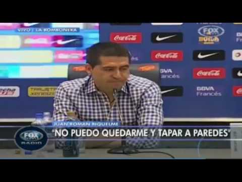 Riquelme a Maradona : "Lo que dice ese muchacho no me interesa"
