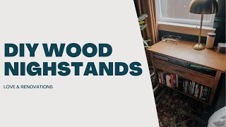 Renovation Diary: How I Built Our DIY Wood Nightstands