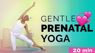 Gentle Prenatal Yoga Pregnancy Yoga | 20 min